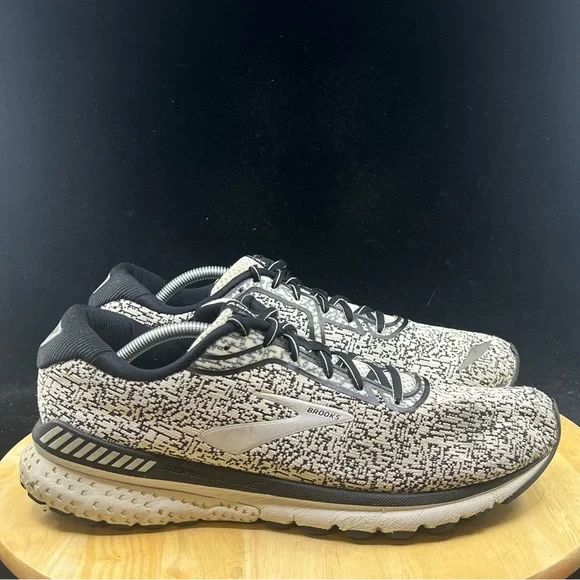 Brooks Womens Adrenaline GTS 20 1202961B167 White Running Shoes Sneakers 13 B - Picture 7 of 10